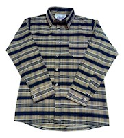 Camisa  Leñador Junior Marrón
